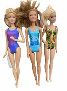 Barbie Doll Beach/Pool Theme - Lot of 3 - 2014