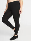 PLUS-Old Navy Women's High-Waisted Elevate Compression Leggings Black #40969-6#A