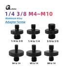 1/4 to 1/4 3/8 Male to Male Threaded Adapter Convertor Screw Camera Tripod Mount