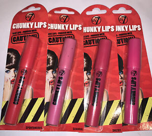 4 w7 Chunky Lips-Assorted-Sealed