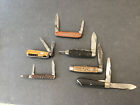 Vintage Pocket Knife Lot George Wostenholm Camillus Colonial Solingen PA Cutlery
