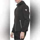 NWT GUESS Men's Black Soft Shell Full Zip Lined Jacket Size Small