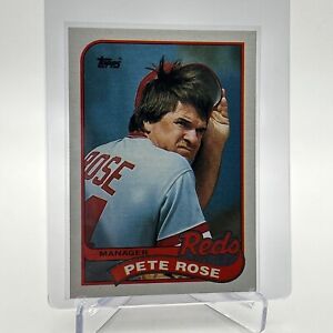 1989 Topps Pete Rose Baseball Card #505 Mint FREE SHIPPING