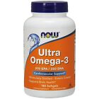 NOW Foods Ultra Omega 3, 1000mg, 180 Softgels