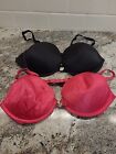 Victoria’s Secret Womens Size 36C Sexy Lityle Things Bras Lot of 2 Black & Pink