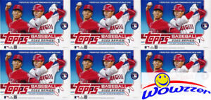 (6) 2022 Topps Series 1 Baseball EXCLUSIVE Sealed Blaster Box-6 JERSEY RELIC