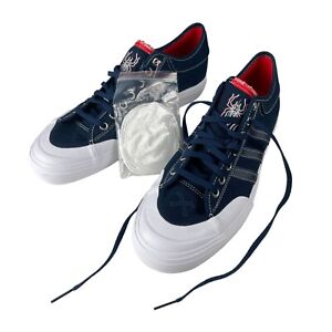 Adidas Mens Shoes 11 Blue Marvel Spiderman Matchbox X Lace Up Bonethrower Skater