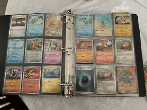 Pokemon Binder Card Lot With  Of Holo Rares ,holos  . All Cards Are As Is