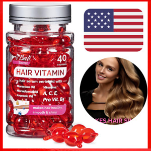 HUSSELL Hair Treatment Serum - No Rinse with Argan Macadamia Avocado Oils - Vita