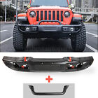 Steel Front Bumper Fit For Jeep Wrangler JL10th Anniversary Style W/ Grill Guard