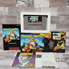 Wario's Woods Super Nintendo ~ Super NES Game w/ Poster, Box & Manual ~ Complete