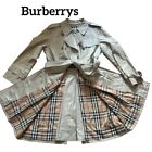 Burberrys Trench Coat Spring coat Belted Nova Check Women Size Free Used