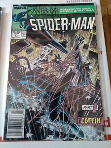 WEB OF SPIDER-MAN #31 1987 COPPER MARVEL COMICS COFFEN PART 1 - KRAVEN LAST HUNT