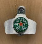 Heineken Beer BOTTLE CAP - Green Starr X Wall Mount Bottle Opener Cast Iron