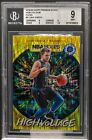 6824 Luka Doncic 2019 NBA Hoops Premium Stock 9 Flash High Voltage BGS 9