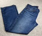 Womens Lucky Brand Easy Rider Relaxed fit boot cut Medium 10x30 Ankle Jeans Pant