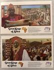Budweiser Great Kings and Queens of Africa Vintage 1984 Original Posters # 1-24