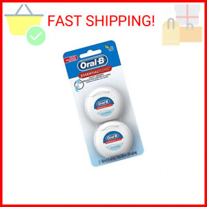 Oral-B EssentialFloss Cavity Defense Dental Floss, 50 M, count 2 (Pack of 1)