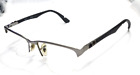 Ray Ban RB8411 2714 Silver Carbon Fiber Eyeglasses Frame 54-17 140 *Damaged Tips