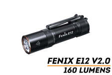 Fenix E12 V2.0 AA Battery Everyday Carry Flashlight 160 Lumens