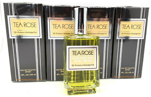 Lot of 4 Pc - Tea Rose Perfume by Perfume's Workshop 4 oz Eau de Toilette Spray