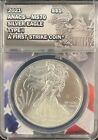 2021 Type 1 Silver Eagle certified First Strike, MS 70 by ANACS! + Free Shipping