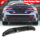 Carbon Fiber Rear Bumper Diffuser Lip for BMW 4 Series G22 G23 M440i M-SPORT 21+