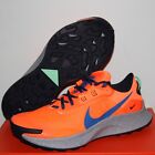Nike Pegasus Trail 3 Running Shoes Mens 9 10 DA8697-800 Total Orange Blue New