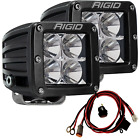RIGID Industries 202113 D-Series PRO LED Lights Pair of Dually Flood Projection