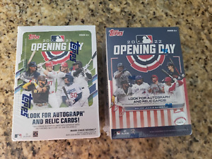 Lot of 2 - 2021 & 2022 Topps Baseball Opening Day Sealed Blaster Boxes