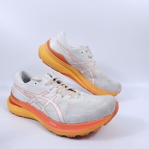 Asics GEL Kayano 29 Running Shoes Sneakers White Orange 1011B661 100 Size 13