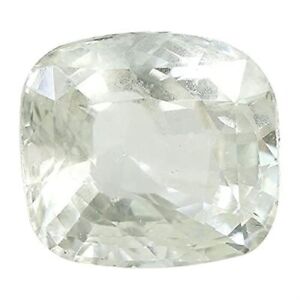 13 Ct Sapphire Gemstone White Certified Unheated Untreated Natural Stone Adults