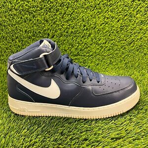 Nike Air Force 1 Mid Mens Size 11.5 Blue Athletic Shoes Sneakers 315123-407