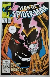 Web of Spider-Man #38 (Marvel Comics, 1988) Hobgoblin, VF
