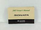 2007 Hyundai Sonata Owners Manual Book Guide W05BY