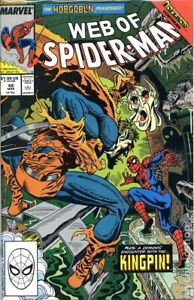 Web of Spider-Man #48 FN 6.0 1989 Stock Image