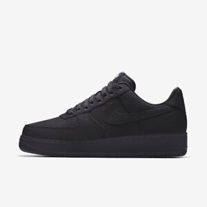 Nike Air Force 1 Low Canvas Triple Black All Black Shoes Classic All Sizes.