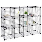 DIY Organizer Wire Storage Cubes Of 12 Shelves Wardrobe Organizer Bookcase