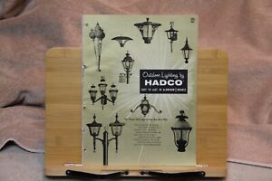 Hadco Littletown PA Outdoor lighting Brochure MCM 8pg Brass Aluminum Circa 1964