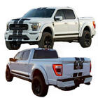 For Shelby Ford F-150 Raptor 2022 Racing Stripes Car Sticker Side Skirt Decals
