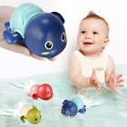 Bath Toys, 3 Pack Cute Swimming Turtle Bath Toys for Toddlers 1-3, Floating Wind