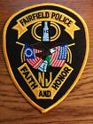 fairfield new jersey police patch fully embroidered
