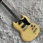 Yellow SG Special Electric Guitar 2P90 Pickups Mahogany Body Chrome Hardware