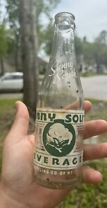 Vintage Sunny South Beverages ACL Soda Bottle West Columbia, SC 7-Up Bottling