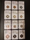 New ListingASSORTED PROOF & MS GRADED COINS LOT OF (12) COINS