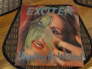 Exciter 1986 Unveiling the Wicked first press vinyl album Combat Records metal