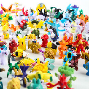 144 pcs Mini Action Figures Figurines Toys 4 Kids Party Gift Xmas Cake Topper