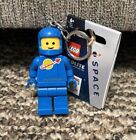 Lego Space Minifigure BLUE Spaceman LED LITE Keychain NEW Light