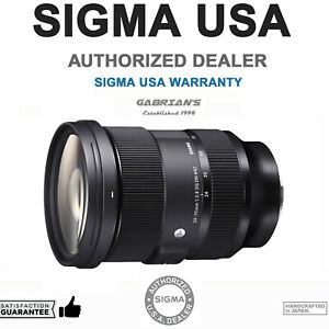Sigma 24-70mm F2.8 DG DN Art Lens for Sony E. U.S Authorized Dealer