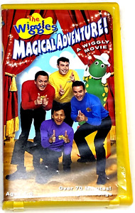 The WIGGLES MAGICAL ADVENTURE!  VHS 2003 INCLUDES 16 SONGS! VINTAGE KIDS VIDEO